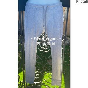 Soft • Joie Cotton Ribbed Thermal SweatPant Drawstring Jogger In Heather Gray XS